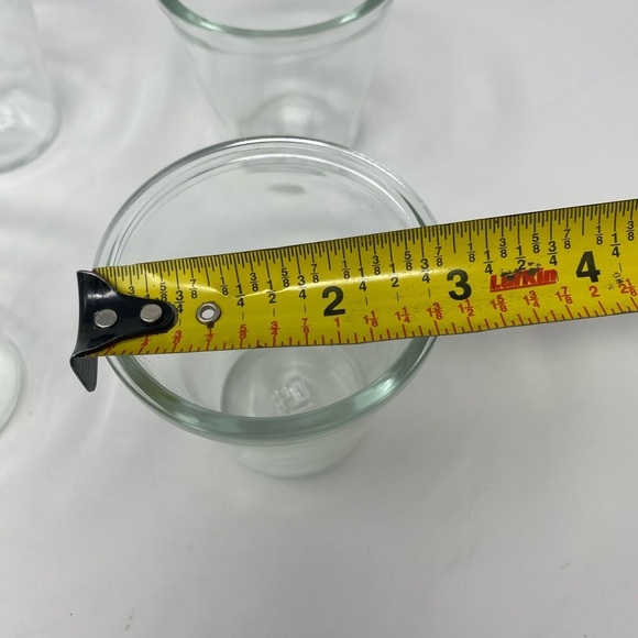 Set of 4 Clear Mini Glass Jars/Tumblers - Picture 5 of 5